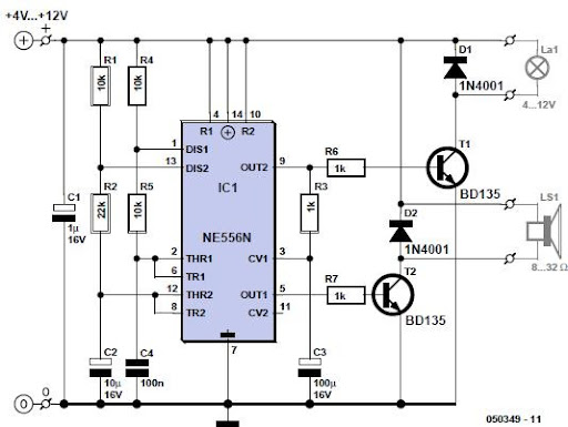 Ne556n схема включения как работает