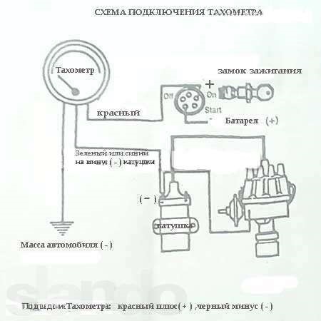 Камаз 5511 схема подключения тахометра