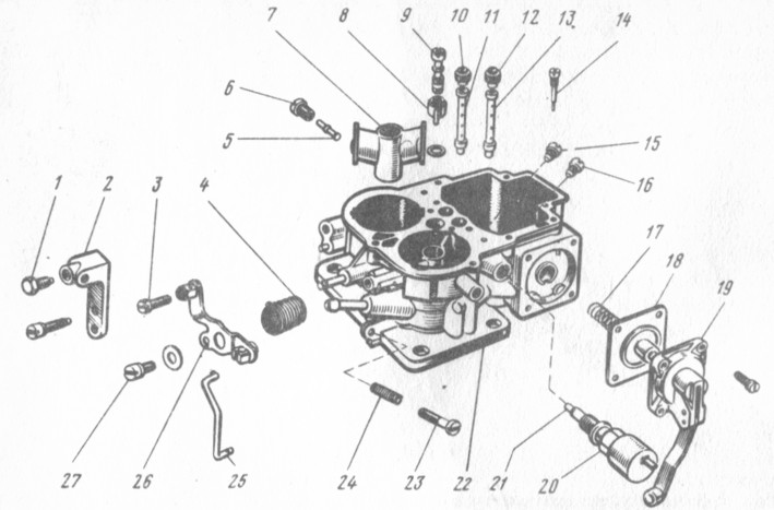 Схема карбюратора 2107