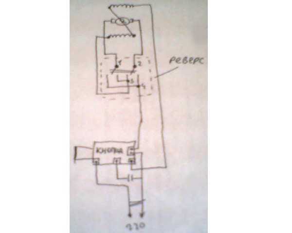 Rg602 кнопка перфоратор схема подключения