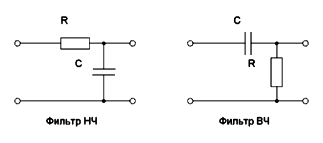 Схема фильтры нижних частот