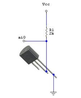 Lm335z как датчик температуры схема включения