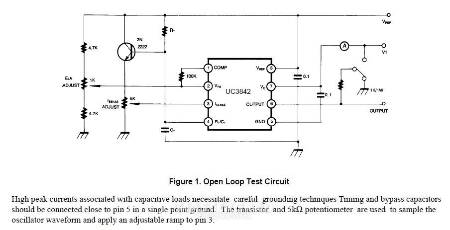 Lm3842 схема включения