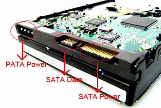 Видит жесткий sata. Разъемы жесткого диска SATA 3.5. HDD 2.5 SATA разъем. Разъемы на жестком диске 3.5 сата. SATA 3 разъем на жестком диске.