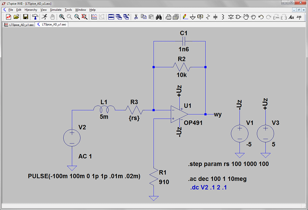 Ltspice примеры схем