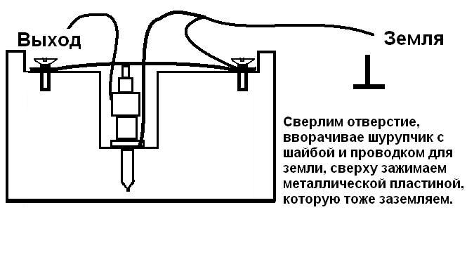 Фонарик из пьезоэлемента от зажигалки схема