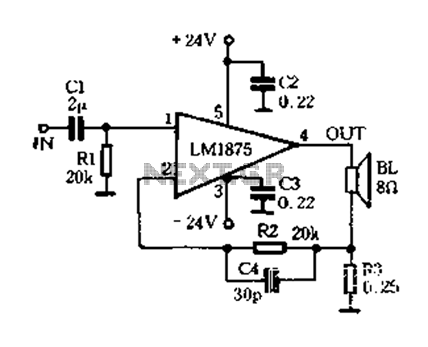 Lm1875t характеристики схема подключения