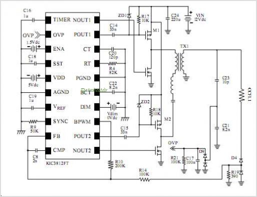 Ccfl angel eyes inverter схема