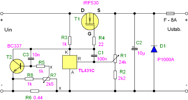 Tl431c схема включения как работает