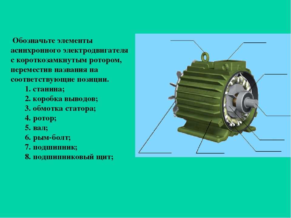 Ротор предназначен для. Ротор и статор электродвигателя. Обмотка статора асинхронного двигателя с короткозамкнутым ротором. Составные части асинхронного электродвигателя. Состав асинхронного двигателя с короткозамкнутым ротором.