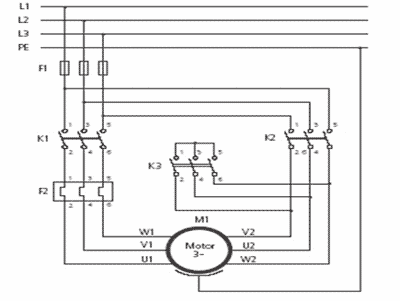 Схема соединения треугольник электродвигателя
