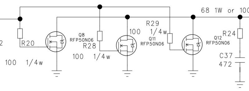 Mosfet транзистор схема включения