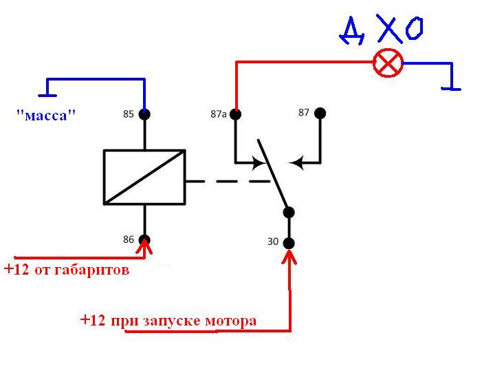 Как выглядит реле на схеме