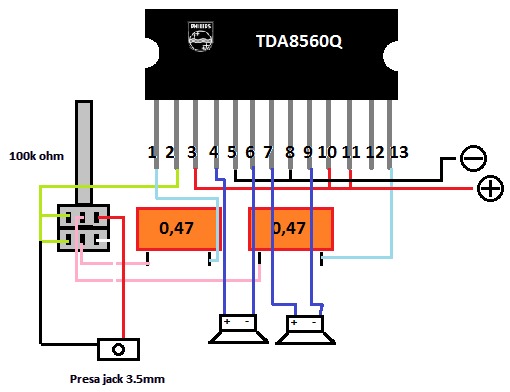 Tda8356 схема включения