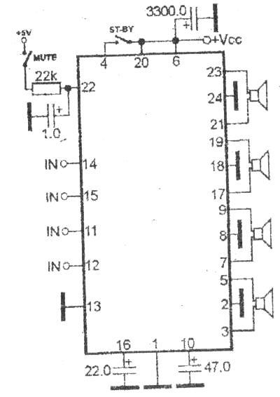 Тда 7388 схема усилителя своими руками