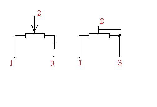 Как выглядит переменный резистор на схеме