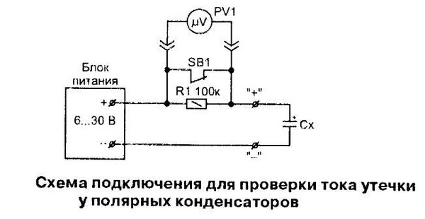 Схемы измерения токов утечки