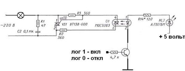 Мос3041 характеристики схема включения