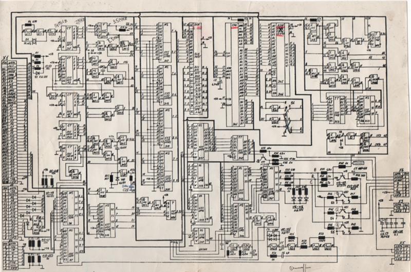 Принципиальная схема компьютера