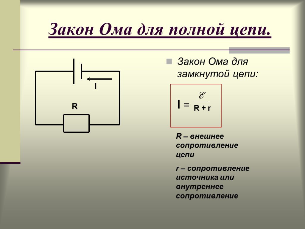 U i r обозначение. Формула для нахождения сопротивления участка цепи. Формула закона Ома для замкнутой цепи и для участка цепи. Закон Ома для полной цепи формула. Формула полного сопротивления замкнутой электрической цепи.