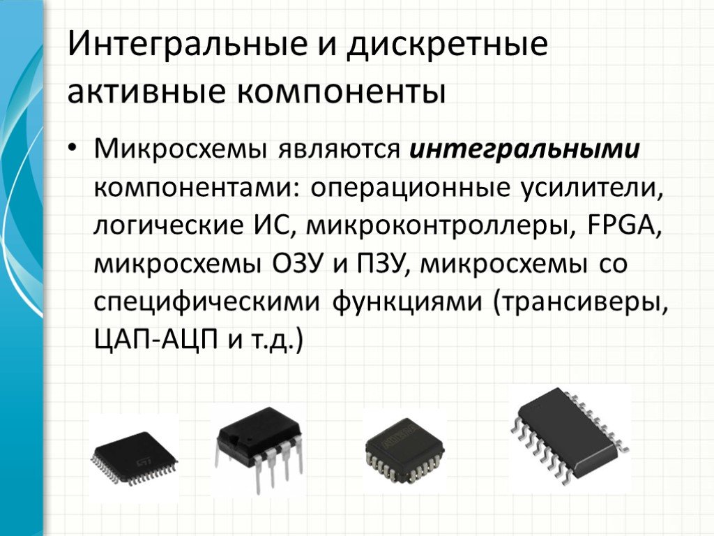 Применение интегральных схем