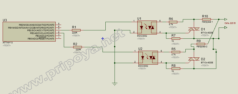 Оптопара мос3021 параметры схемы: Moc3021 схема включения в качестве ...