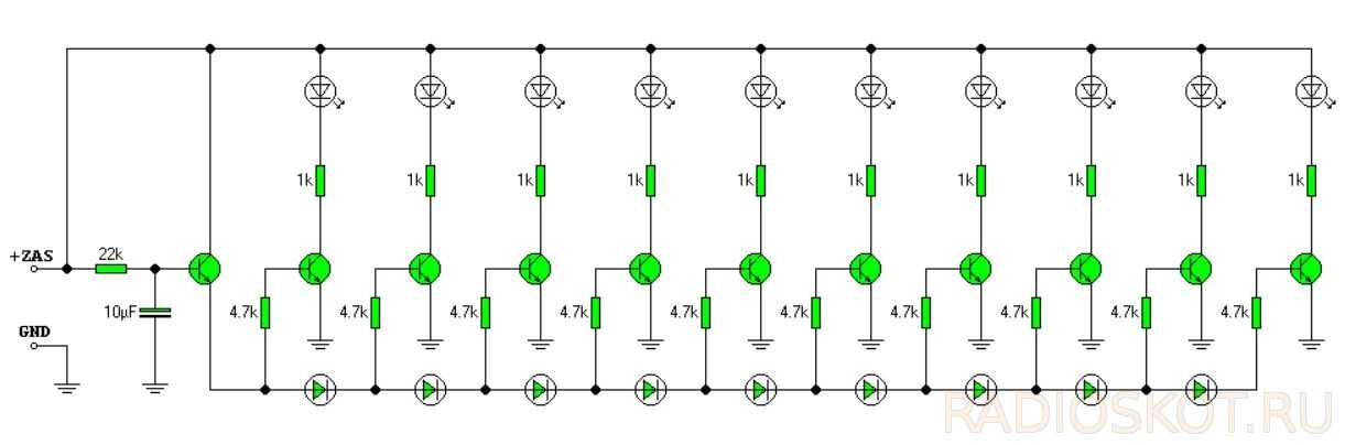 Светодиодные схемы своими руками схемы