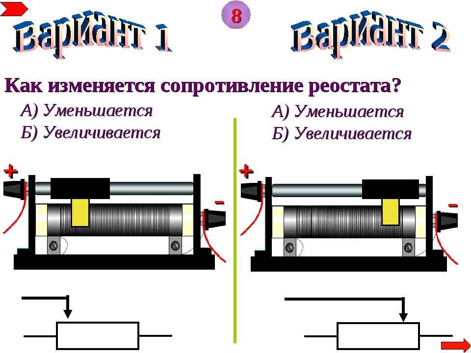 Как рисовать реостат на схеме