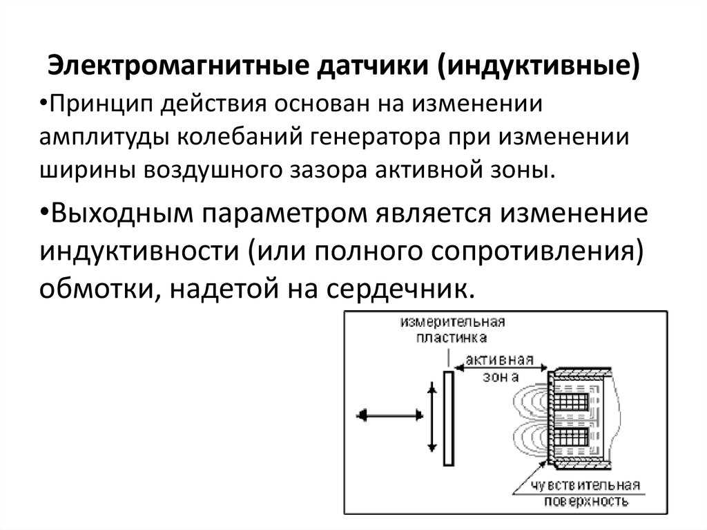 Схемы индуктивных датчиков