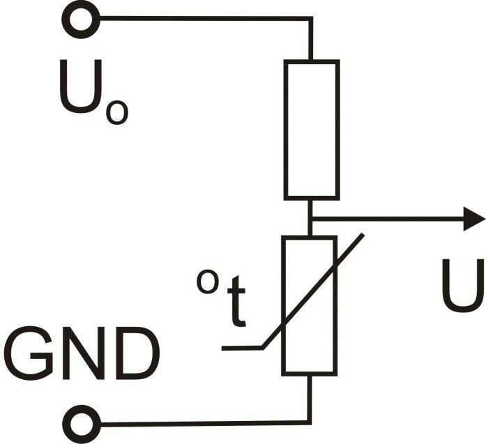 Терморезистор на схеме