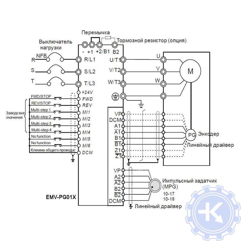 Частотный преобразователь для электродвигателя принцип работы и подключение схема подключения