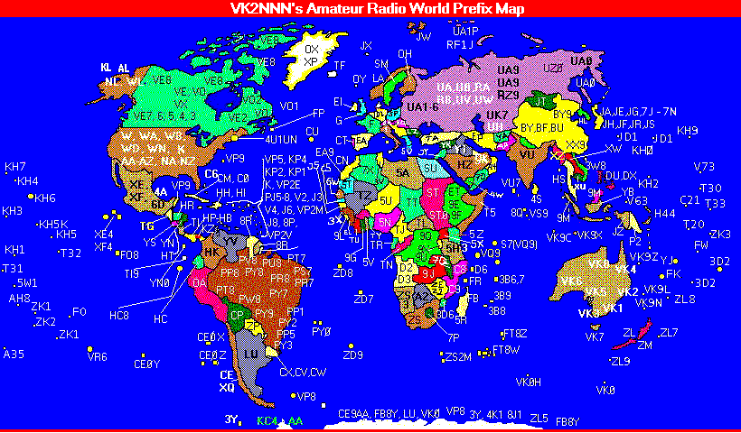 Mapping ua. Радиолюбительская карта мира. Радиолюбительские районы. Карта префиксов радиолюбителей. Карта позывных радиолюбителей.