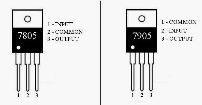 L7805cv цоколевка схема включения