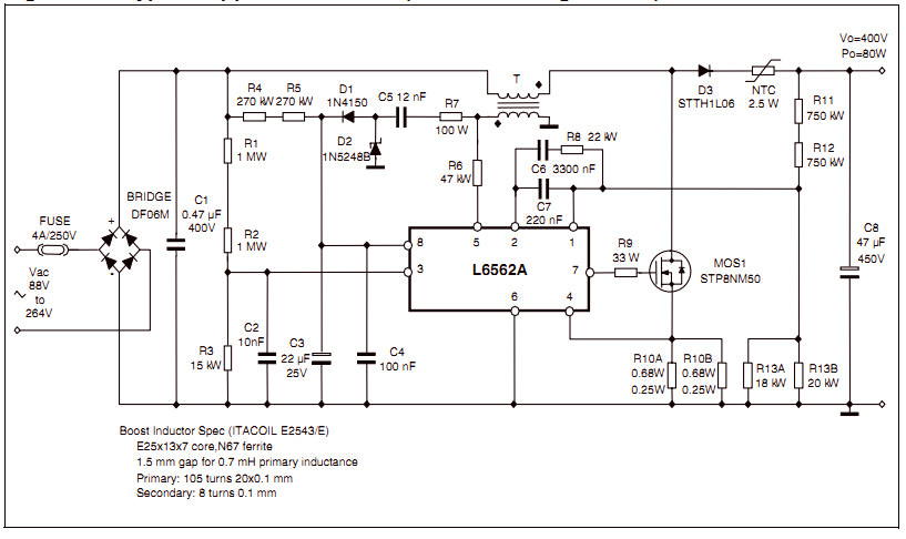 Ld7750rgr схема включения