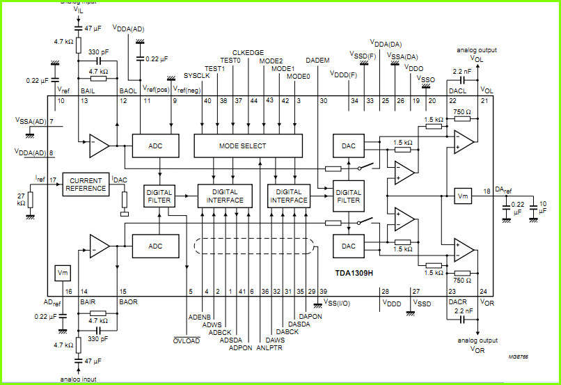 Tef7000hn схема включения