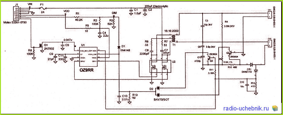 Схема инвертора ip 35135b