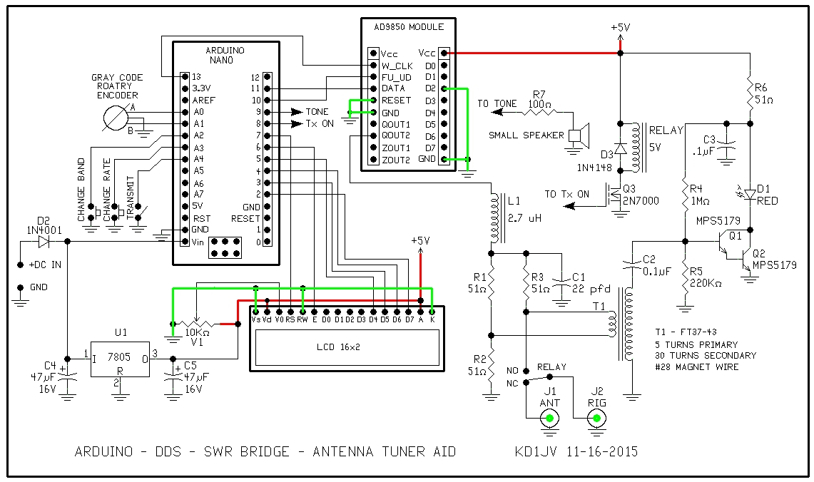 Генератор на atmega8 схема