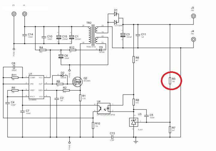 Ypsu j006a схема блока питания