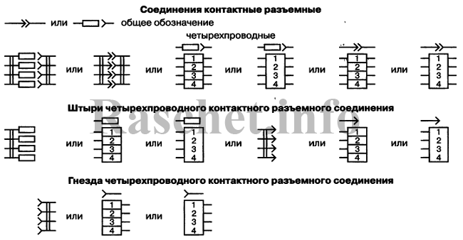 Соединение клеммное на схеме