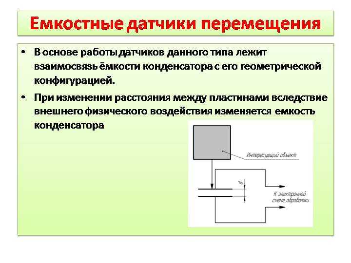 Емкостные датчики презентация