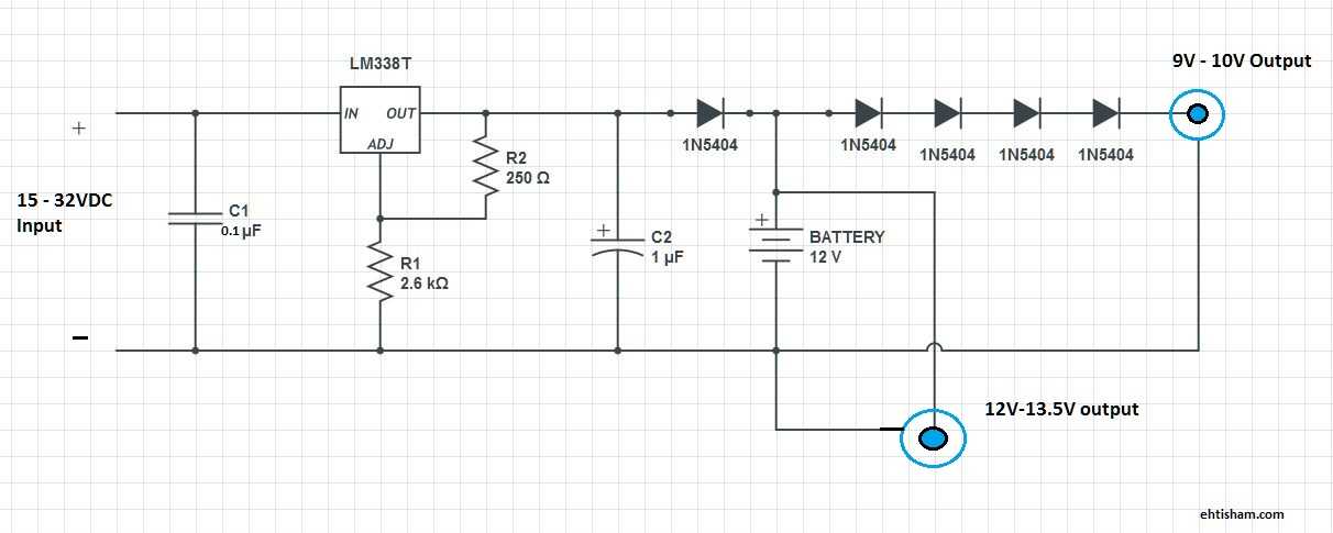 Lm338t характеристики схема