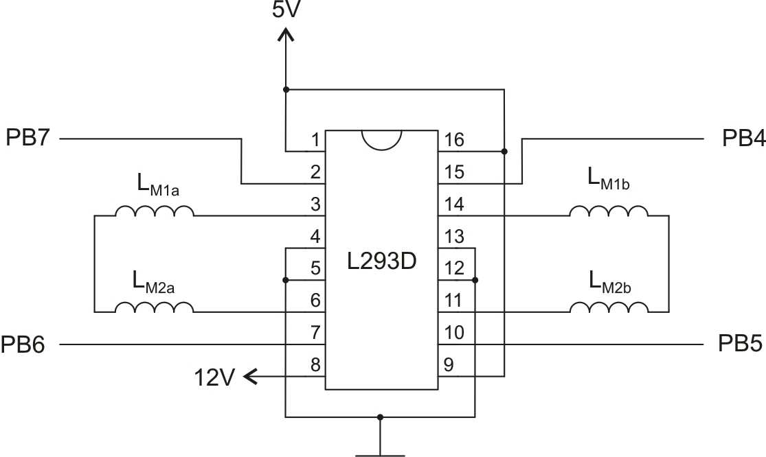 Драйвер для шагового двигателя своими руками схема