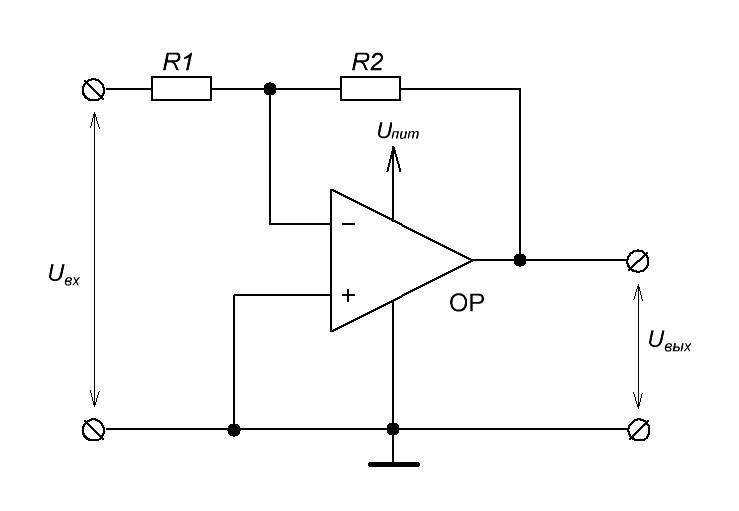 Операционный усилитель схема