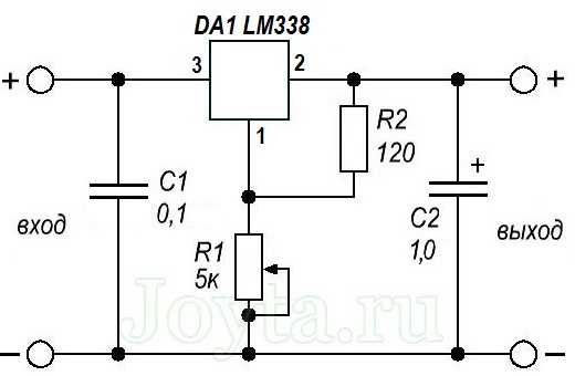 Лм338 характеристики схема подключения