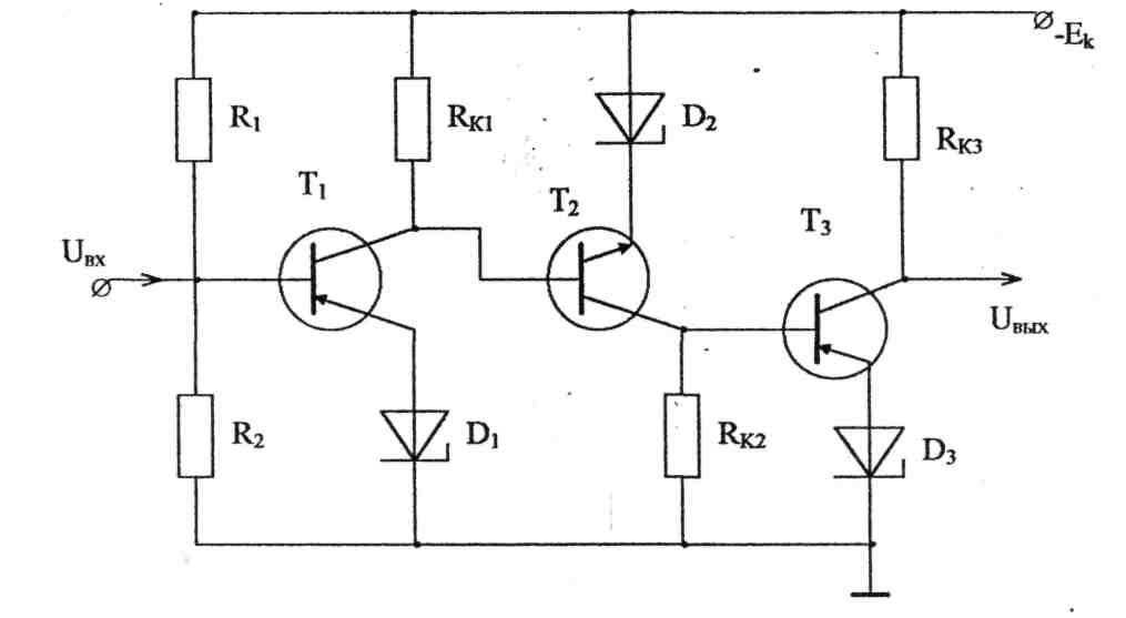 Схема усилителя тока на одном биполярном транзисторе