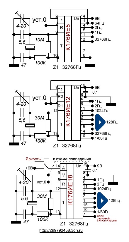 Микросхема к176ие12 описание и схема включения