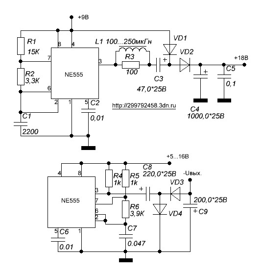 Dc dc преобразователь повышающий своими руками. Повышающий преобразователь DC-DC 555. Схема повышающего преобразователя напряжения на ne555. Повышающий преобразователь на ne555. Повышающий преобразователь DC-DC на ne555.