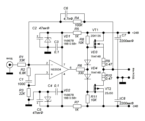 Ba15218n схема включения