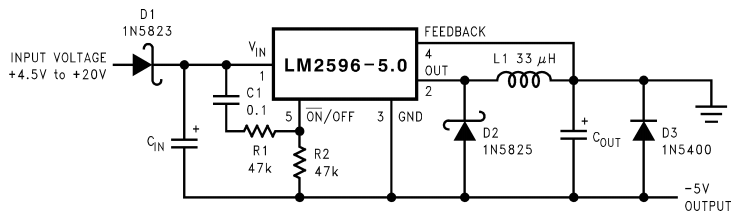 Lm2576hvt схема включения