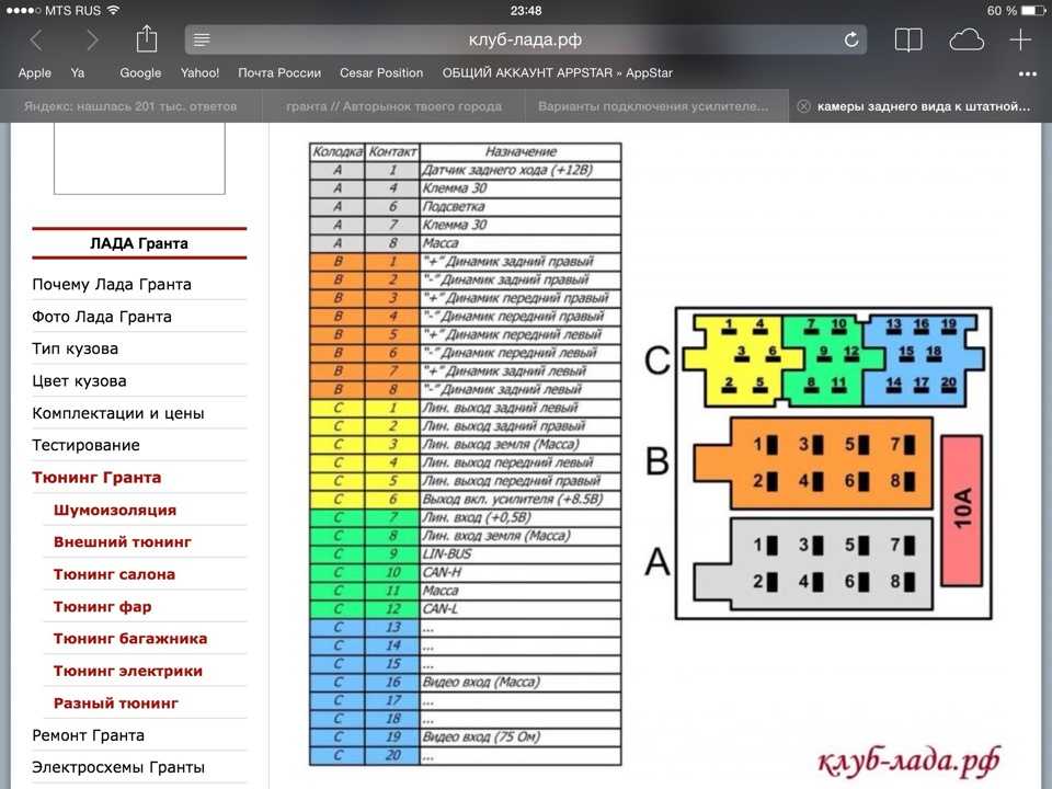 Схема подключения магнитолы газель некст